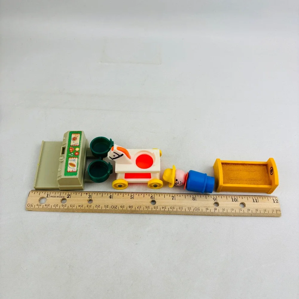 Fisher Price‎ Little People Furniture Lot Cowboy Sesame Street Trucks Playground